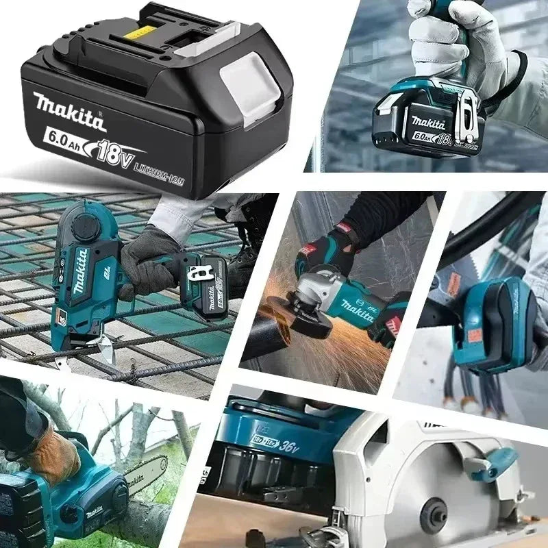 100% Genuine Makita Battery 18V 6Ah 9Ah Rechargeable Lithium Battery High Capacity for Makita Cordles Power Tool Battery