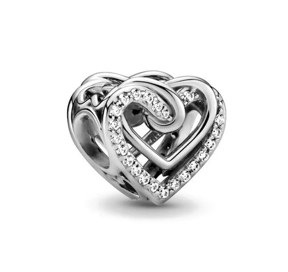 The New 925 Sterling Silver Charm Mother's Day Queen Crown Gift Box Fits Women Jewelry With Original Bracelet Accessories