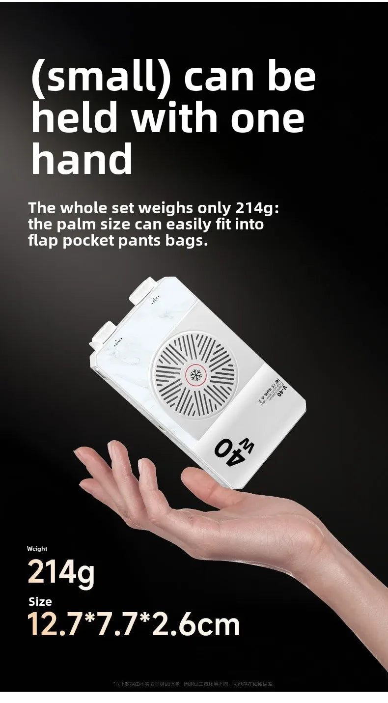 Portable LED video light 40W mini small portable fill light with built-in rechargeable battery, which can charge mobile phone PD