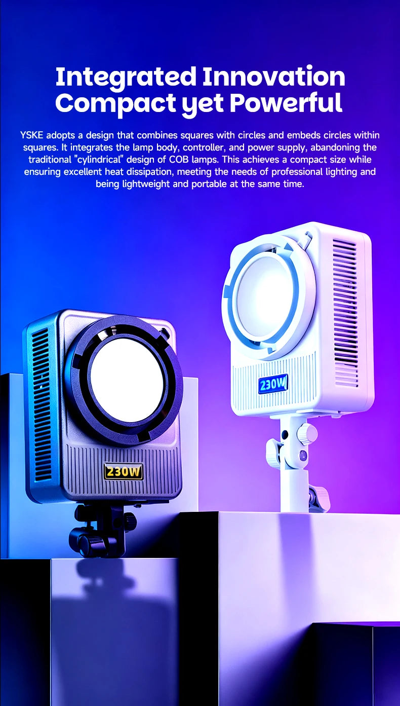 Miaotu RGB Photography Light G230W G330W Portable LED Video Lamp 2800K-6500K Studio Live Fill Light