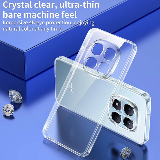 Ultra Thin Silicone Soft Case For Xiaomi Redmi Note 15 Pro Plus Pro+ 4G 5G Clear Transparent Shell Shockproof Slim TPU Cover by PDG ibma