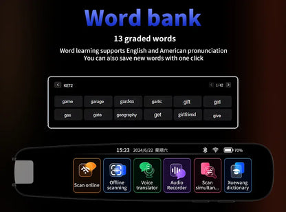 Translation Pen For Teacher Student Smart Voice Scan Translator Pen Multifunction Dictionary Translation Business Travel Abroad