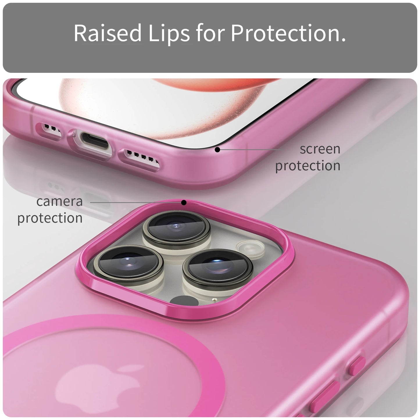 Magnetic Wireless Charge For Magsafe Case for iphone 17 Air 16E 16 15 14 13 12 11 iphone17 Pro Max Plus Matte TPU Bumper Cover