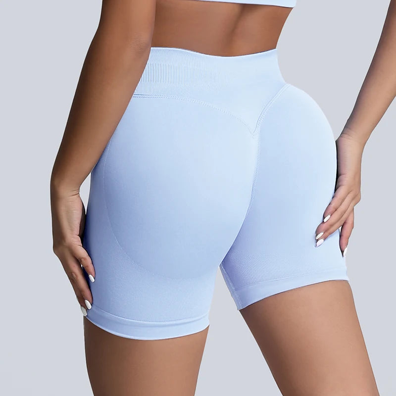 Impact Shorts Women High Waist Hip Lifting Yoga Short Fitness Seamless Elastic Workout Wear Woman Yoga Shorts Gym Female