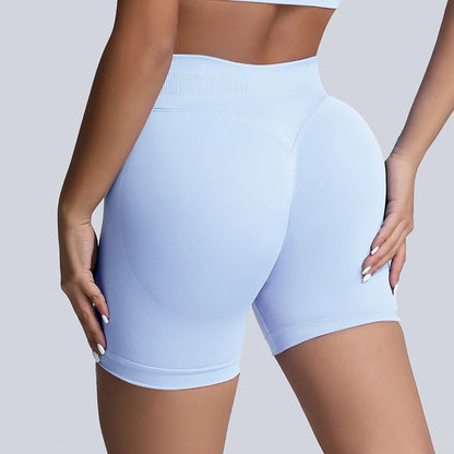 Impact Shorts Women High Waist Hip Lifting Yoga Short Fitness Seamless Elastic Workout Wear Woman Yoga Shorts Gym Female