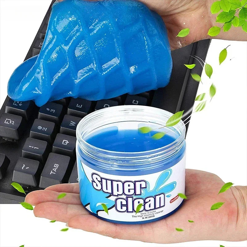 Super Dust Clean Clay Dust Keyboard Cleaner Slime Toys Cleaning Gel Car Gel Mud Putty Kit for Laptop Cleanser Glue Cars Part