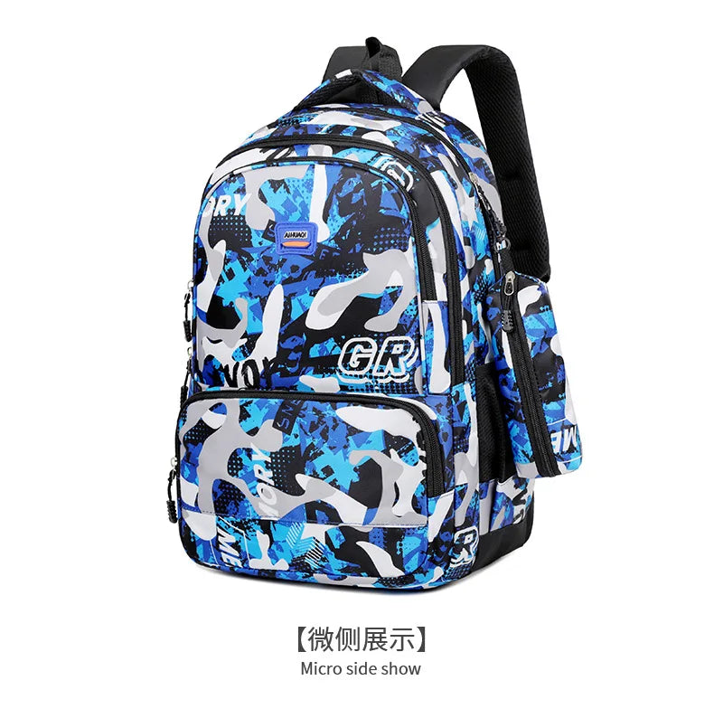 Camouflage printed school backpacks for teenage boys and girls Men's large capacity backpack computer bag student schoo bags