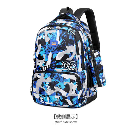 Camouflage printed school backpacks for teenage boys and girls Men's large capacity backpack computer bag student schoo bags