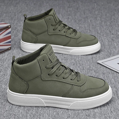 Brand Men's Vulcanzed Shoes Platform High Top Man Sneakers Lightweight Male Running Shoes Breathable Comfort Casual Sport Shoes