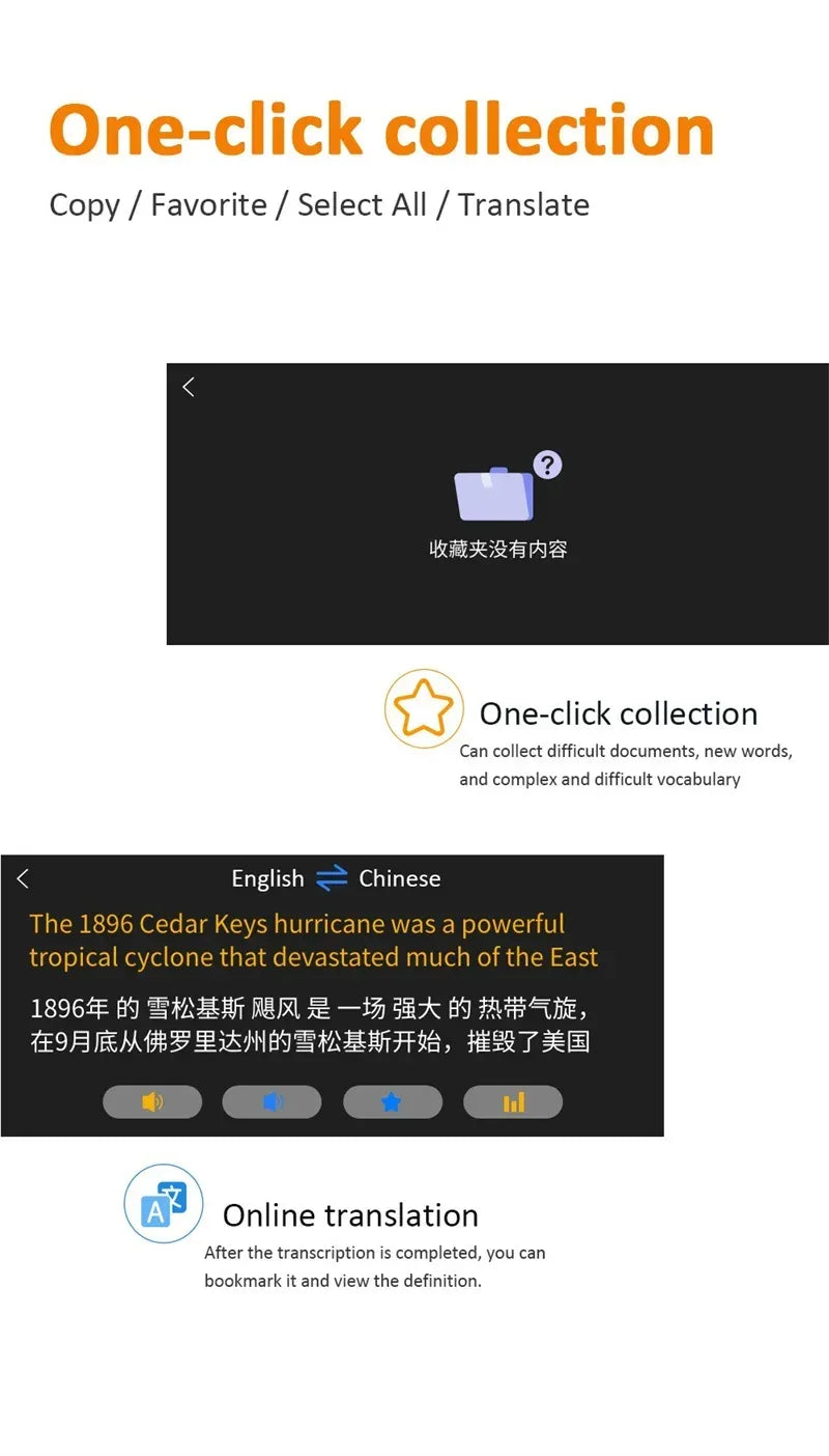 X10 Point Reading Translation Pen 3.76 Inches 142 Language Electronic Voice Scanning Pen Mutual Translation Dictionary Pen