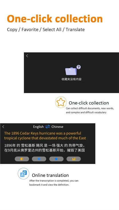 X10 Point Reading Translation Pen 3.76 Inches 142 Language Electronic Voice Scanning Pen Mutual Translation Dictionary Pen