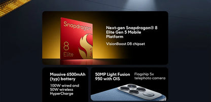 Global Version POCO F8 Ultra NFC 50MP camera 6.9" 120Hz display 6500mAh battery Smartphone Snapdragon 8 Elite Gen 5