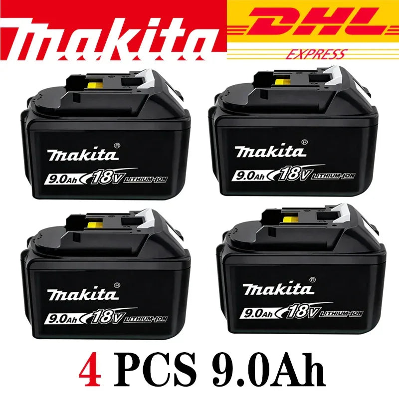 100% Genuine Makita Battery 18V 6Ah 9Ah Rechargeable Lithium Battery High Capacity for Makita Cordles Power Tool Battery
