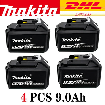 100% Genuine Makita Battery 18V 6Ah 9Ah Rechargeable Lithium Battery High Capacity for Makita Cordles Power Tool Battery