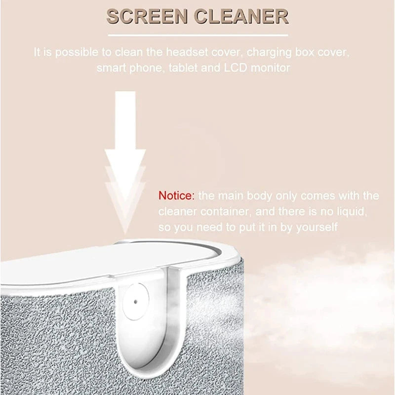 1/2/3set 5 In 1 Earphone Cleaner Brush Kit Camera Phone Tablet Laptop TV Screen Cleaning Tools Headset Cleaning Pen For Airpod