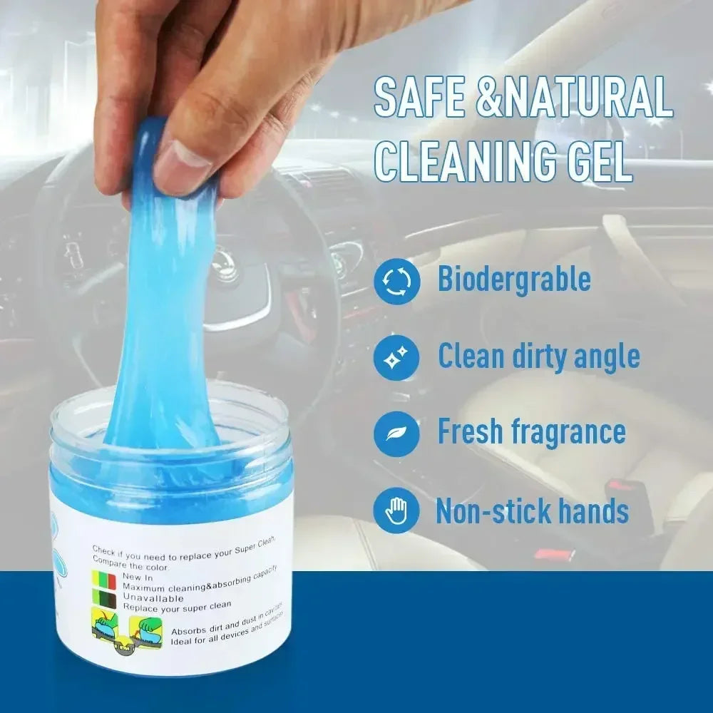 Super Dust Clean Clay Dust Keyboard Cleaner Slime Toys Cleaning Gel Car Gel Mud Putty Kit for Laptop Cleanser Glue Cars Part