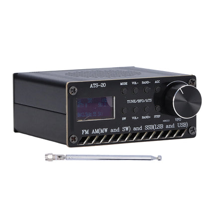 ATS-20 Radio Full Band Receiver DSP FM AM SSB Si4732 Portable Rechargeable with Antenna
