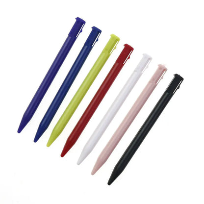 JCD 10pcs Metal Short Adjustable Extendable Styluses Pens For 3DS DS Plastic Stylus Touch Pen