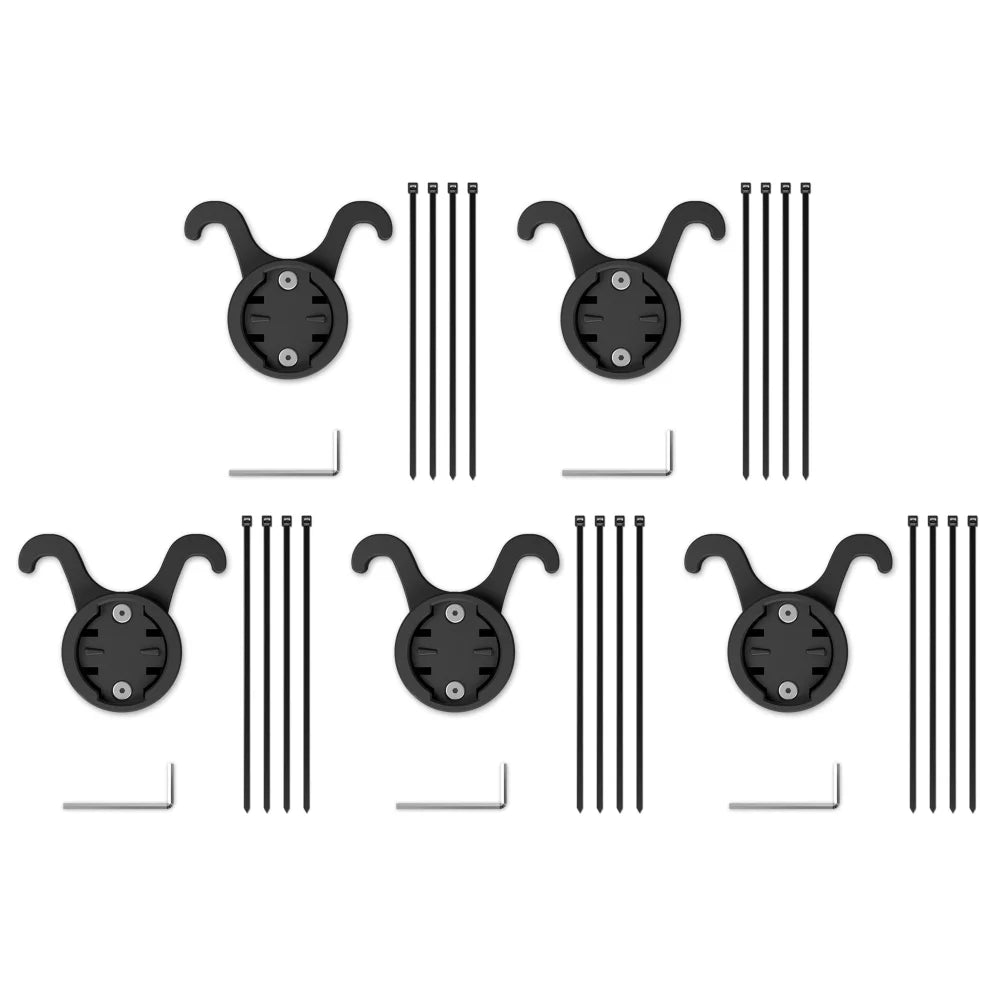 1-5Set Bicycle Saddle Lamp Mount Shockproof Bike Seatpost Bracket Universal Bike Tail Light Saddle Rack for Garmin Varia Radar