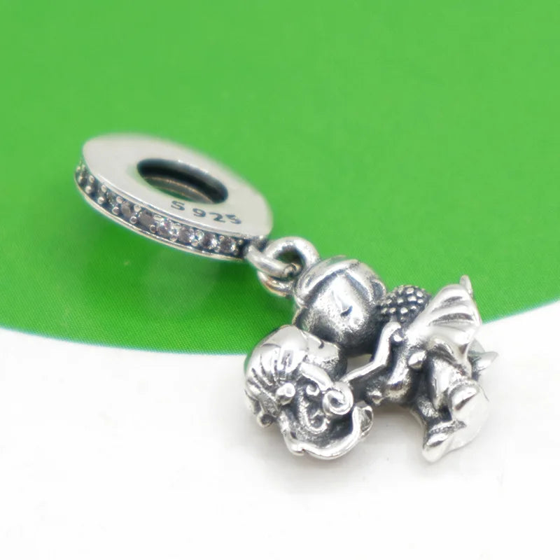 The New 925 Sterling Silver Charm Mother's Day Queen Crown Gift Box Fits Women Jewelry With Original Bracelet Accessories