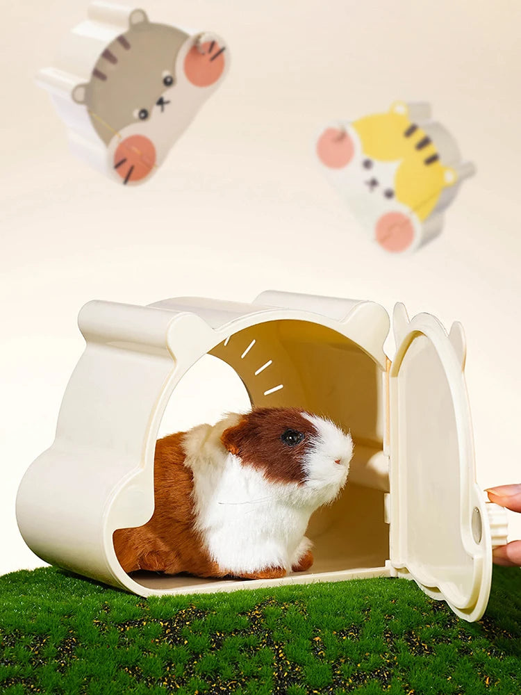 Visual Hamster Nest Flower Branch Mouse Evacuation House Four Seasons Universal Cartoon Magnetic Cage Observation House