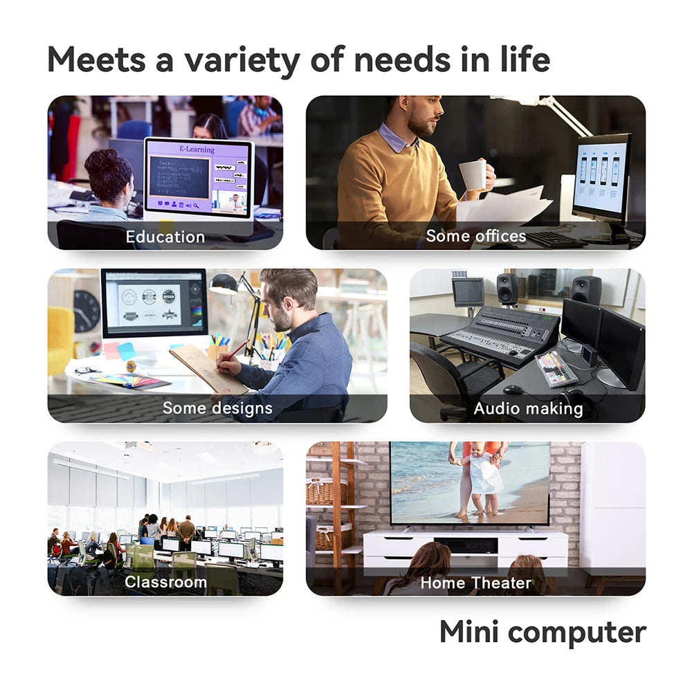 Beelink Mini S13 Intel Twin Lake N150 S12 Pro N100 16G 500G Windows 11 Mini S 11th N5095 DDR4 8GB 128GB Desktop Computer N95