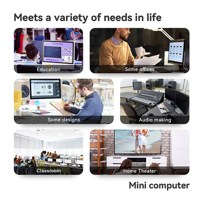 Beelink Mini S13 Intel Twin Lake N150 S12 Pro N100 16G 500G Windows 11 Mini S 11th N5095 DDR4 8GB 128GB Desktop Computer N95