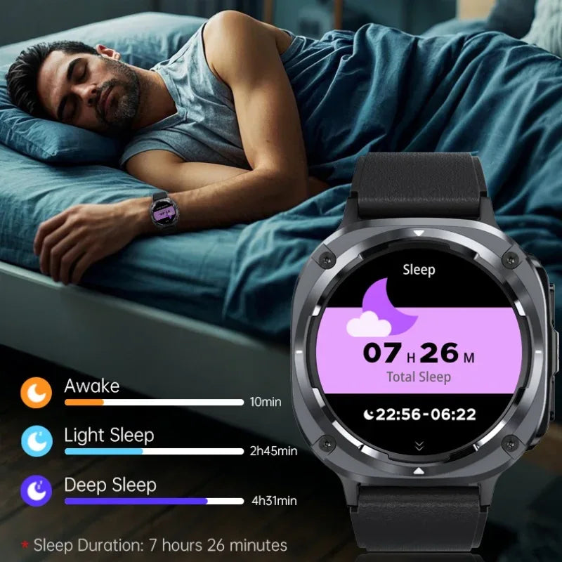 BWSMRIG New Men Smart Watch IP68 Waterproof Bluetooth call  Heart Rate Sleep Monitoring Sport Fitness Smartwatch for Android IOS