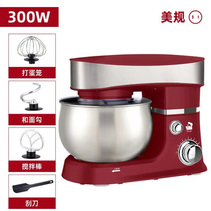 110V/220V Dragon Stand Mixer Small Household Multi-function Dough Kneader Cream Whisker Automatic LAB