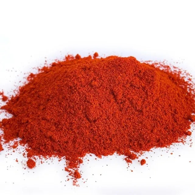 Premium Grade Paprika Powder Finely Ground Natural Deep Red Color Blended Spice Single Herbs Raw Saanvisha Telangana India