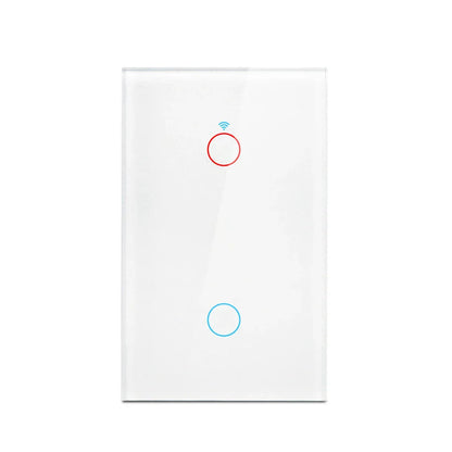 Tuya App US WiFi Smart Wall Switch 1/2/3/4 Gang No Neutral Wire Touch Sensor LED Light Switches Smart Home Alexa Google Home