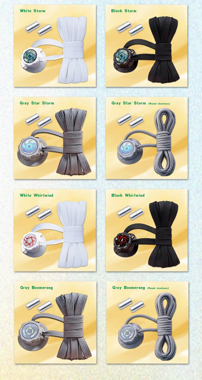 Automatic Flat Shoelaces Without ties casual shoes Swivel Buckle Laces Adults Kids Sneakers No Tie Shoe laces