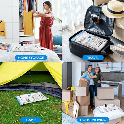 Cordless Electric Pump for Vacuum Storage Bags Travel Rechargable Air Pump for Space Saver Bag Various Clothes Luggage Seal Bags