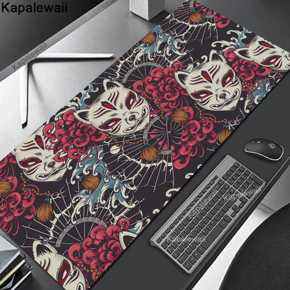 Oni Mouse Pad Gaming Mousemat Large Desk Mat Pc Gamer Accessoires Mousepad Speed Keyboard Pads XXL 900x400 Keyboard Mousepad