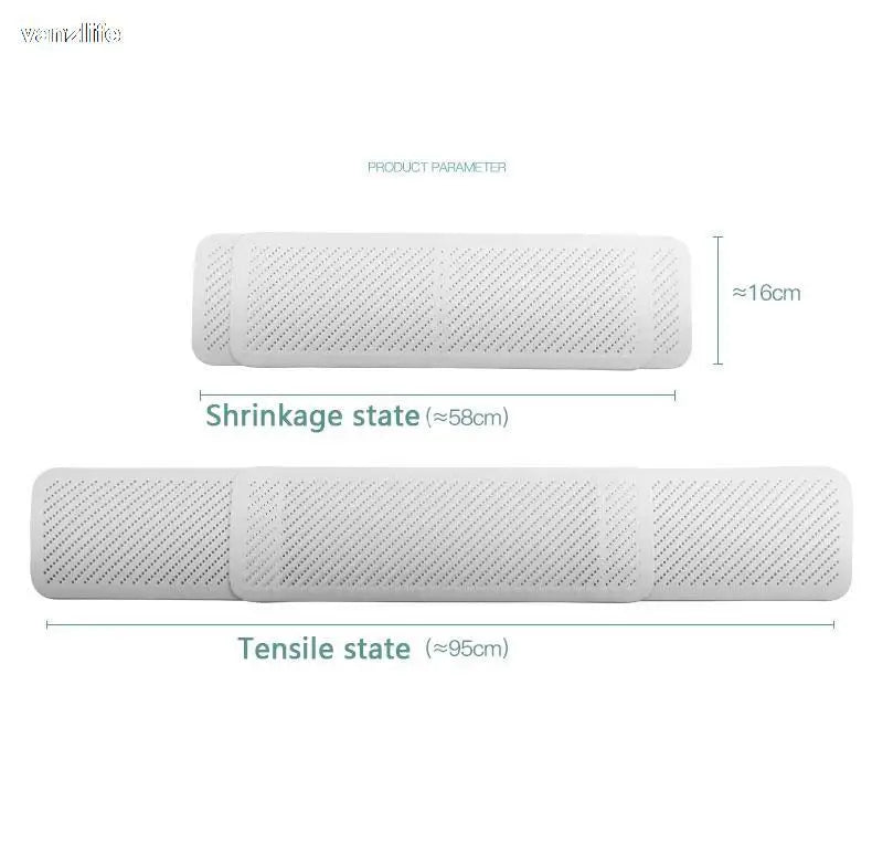 Universal Wall-Mounted Air Conditioning Windshield Baffle Anti-Direct Blowing Windproof Cold Air Guide for Home Air Conditioner
