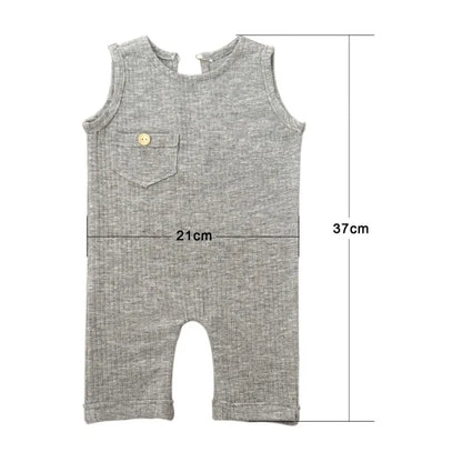 Baby Outfits Newborn Photography Props Sleeveless Baby Boy Romper  Jumpsuit Infant Photoshoot Accessories