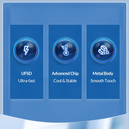 ORICO UFSD Metal Flash USB 3.0 Flash Drive 405MB/S 512GB 256GB 128GB 64GB USB Stick Type C Pendrives Memory Stick U Disk