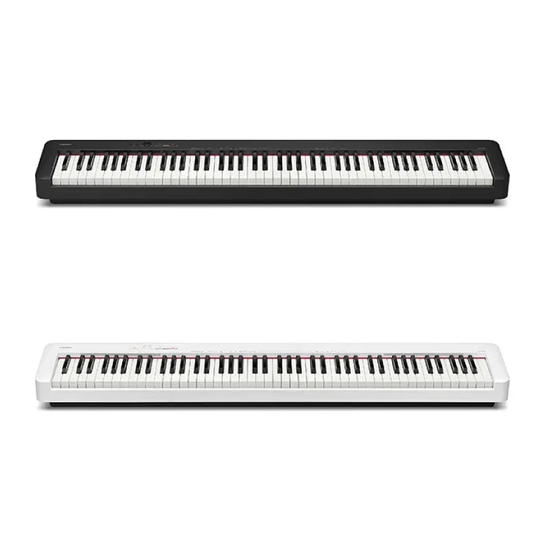 CASIO CDP-S110 Portable Digital Piano, 88-Key Scaled Hammer Action Keyboard, Bluetooth MIDI, Battery-Powered