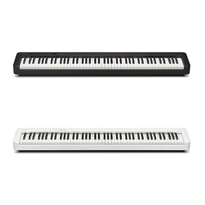 CASIO CDP-S110 Portable Digital Piano, 88-Key Scaled Hammer Action Keyboard, Bluetooth MIDI, Battery-Powered