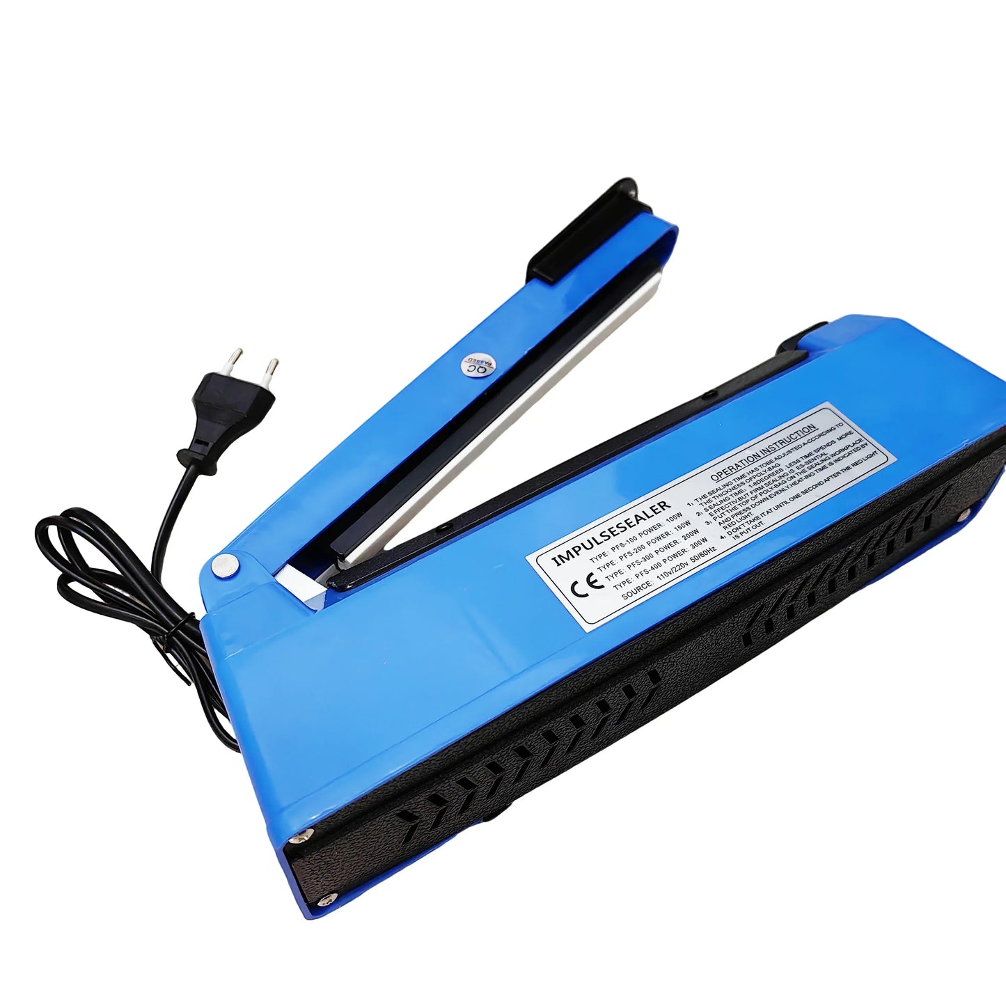Impulse Sealing Machine Electric Heat Hand Press Sealer Food Plastic Bag 20cm Ballons Fast Heat Sealer Packaging Machine