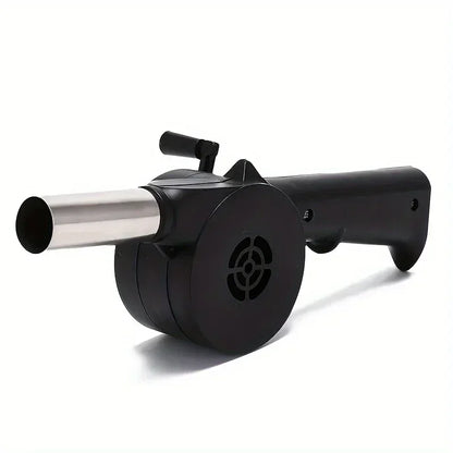 1pc Grill Manual Fan Hand Crank BBQ Fan Portable Barbeque Air Blower With Manual Handle BBQ Accessories