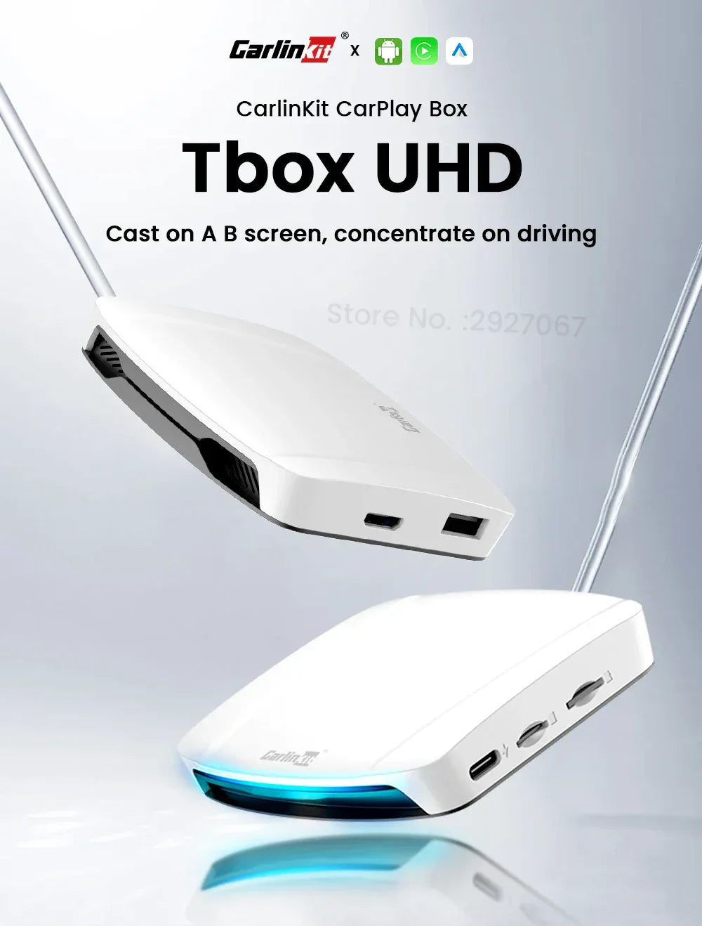 HDMI CarlinKit Android 13 CarPlay Ai Box SDM660 6225 Wireless CarPlay Android Auto Video TV Streaming Box for OEM Car 8G+128G