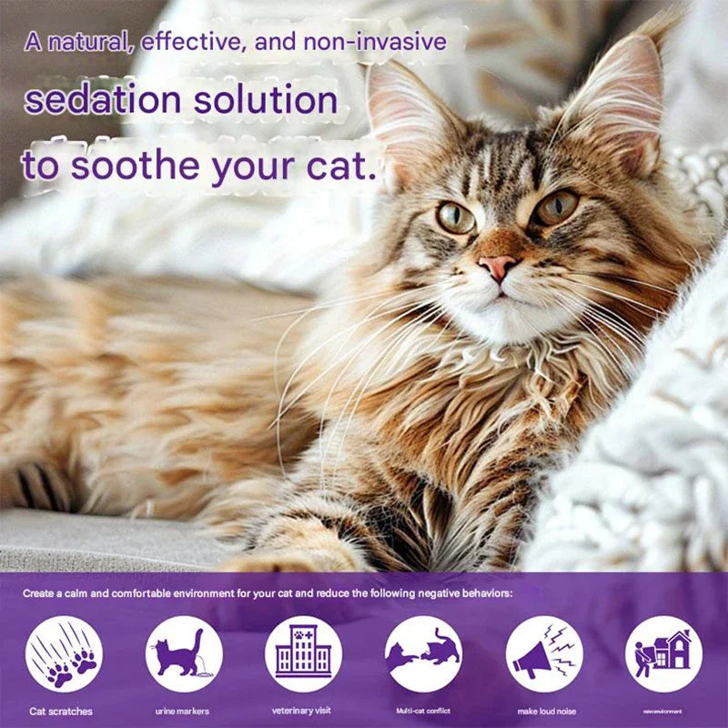 6-pack pet soothing electric heating supplement liquid, cat and dog pheromone, emotional soothing and soothing agent