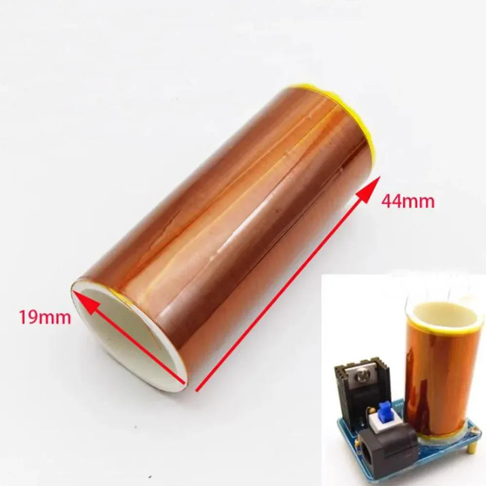 Taidacent DIY High Voltage Plasma Musical Audio Solid State Tesla Coil Tesla Secondary Coil Inductance Coil 200/250/370 Turns