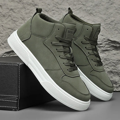 Brand Men's Vulcanzed Shoes Platform High Top Man Sneakers Lightweight Male Running Shoes Breathable Comfort Casual Sport Shoes