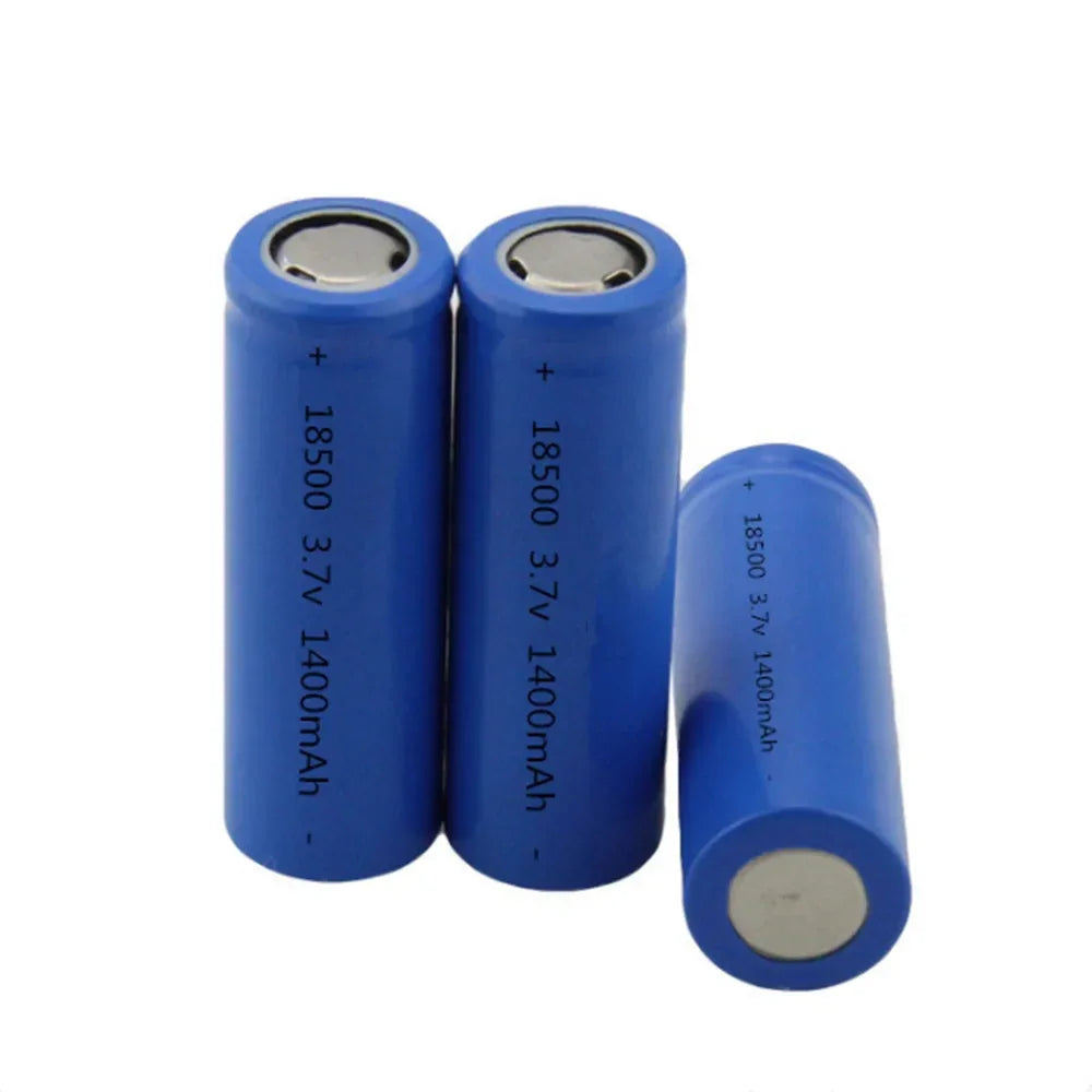 2Pcs/Lot 3.7V 18500 1400mAh rechargeable lithium battery 3.7V strong light flashlight anti-light special lithium battery
