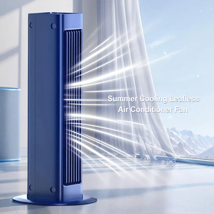 Bladeless Fan Portable Air Conditioning Fan 4000mah Home Office Desktop Standing Fan Living Rooom Bedroom Air Cooler Cooling Fan
