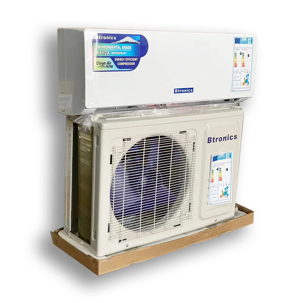 Btronics 220V 9000btu 12000btu 18000btu 24000btu Cooling and Heating Super Save Energy Wall Mounted Wifi Air Conditioner OEM