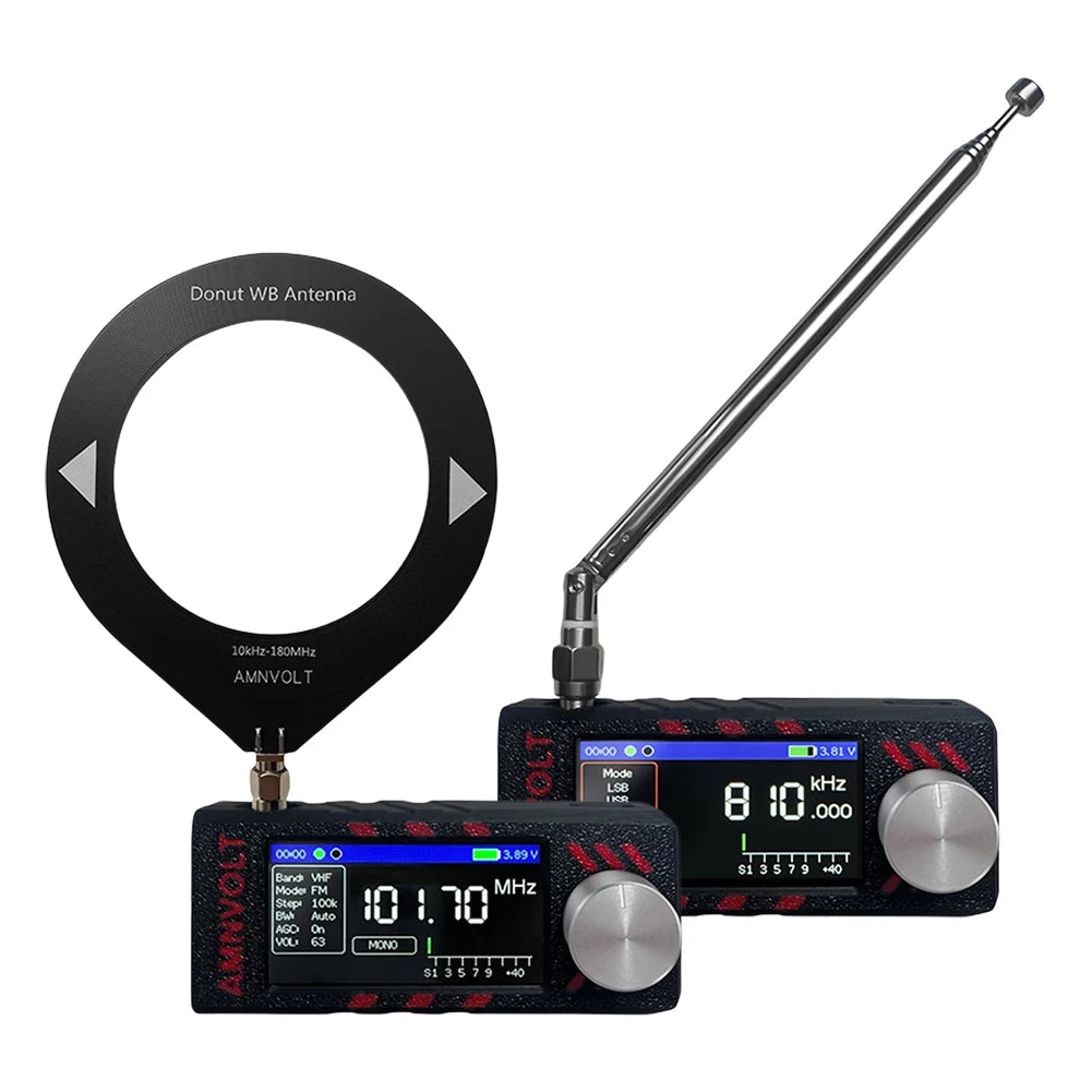 ATS MINI SI4732 Full Band DSP Radio, Pocket Receiver FM AM MW SW SSB, with Headphone Amplifier Hi-Z with Antenna