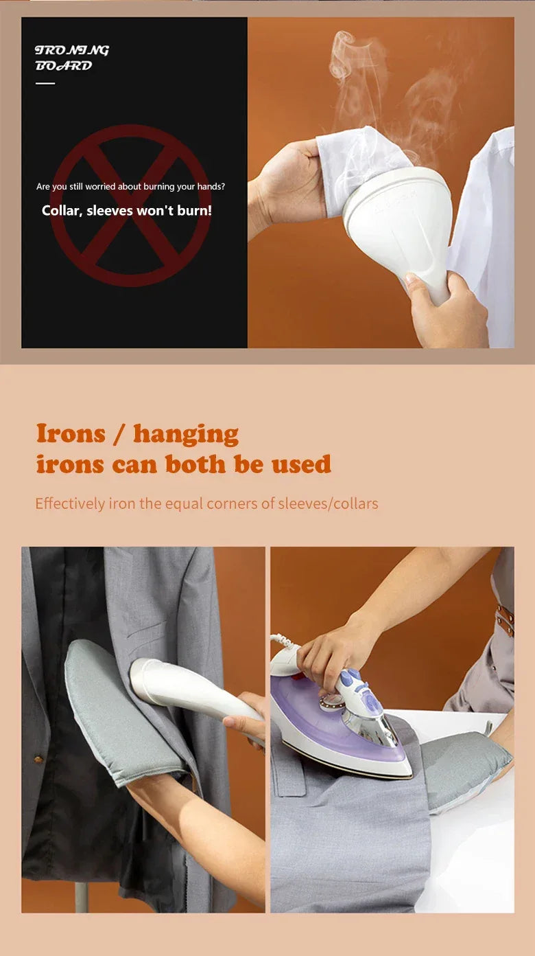 1Pc Fabric Handheld Ironing Board Ironing Board Small Home Ironing Gloves Anti Ironing Household Insulated Handheld Ironing Tray